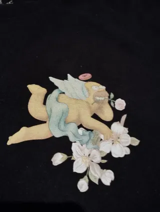 Camiseta Pull&Bear Simpsons Talla M super ancha