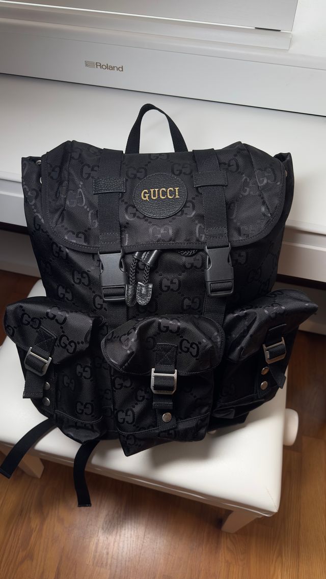 Mochila Gucci Off The Grid GG Negra