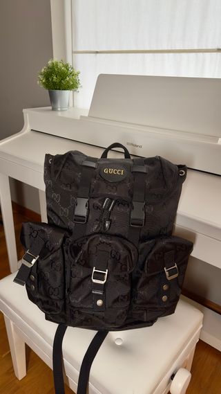 Mochila Gucci Off The Grid GG Negra