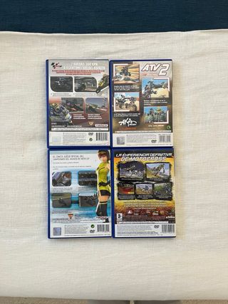 Lote 4 Juegos PS2: MotoGP 4, ATV 2, MotoGP 3, MX