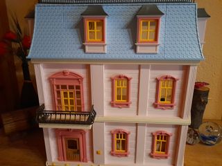 CASA PLAYMOBIL-MANSIÓN ROSA