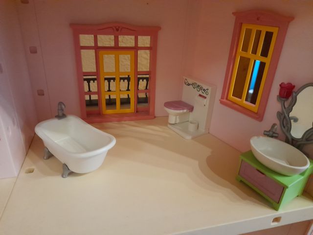CASA PLAYMOBIL-MANSIÓN ROSA