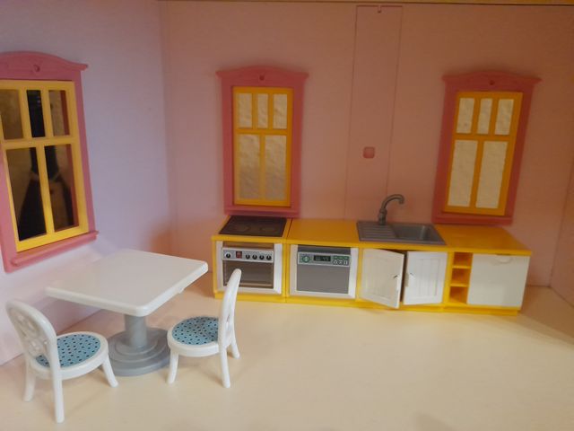 CASA PLAYMOBIL-MANSIÓN ROSA