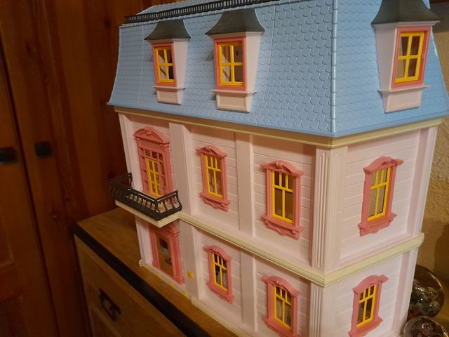 CASA PLAYMOBIL-MANSIÓN ROSA