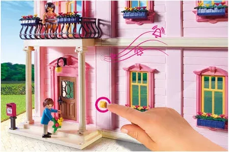 CASA PLAYMOBIL-MANSIÓN ROSA