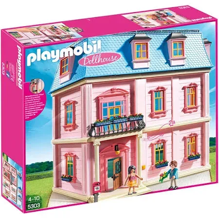 CASA PLAYMOBIL-MANSIÓN ROSA