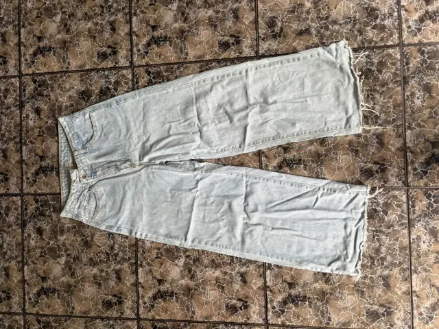 Pantalón vaquero mujer ancho