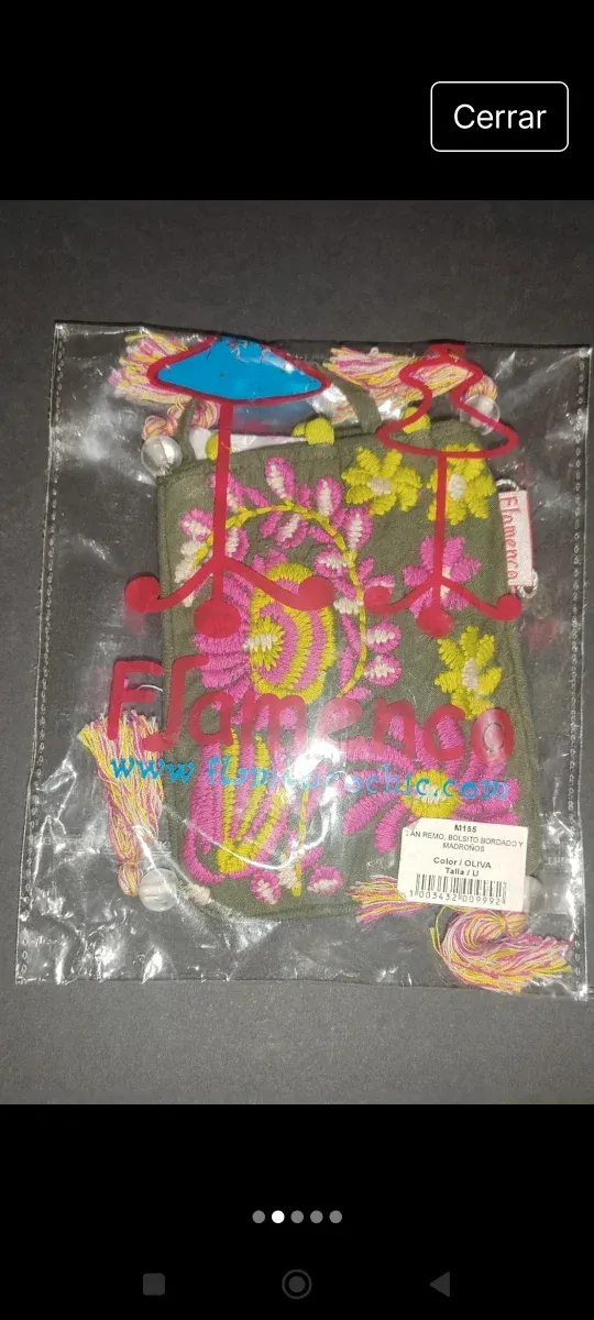 Bolsito Flamenco Bordado M155