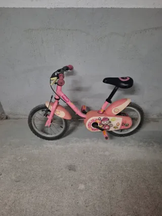 Bicicleta infantil rosa