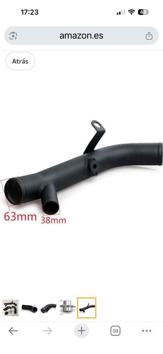 Kit Mangueras Turbo Intercooler