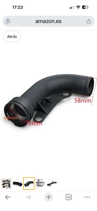 Kit Mangueras Turbo Intercooler