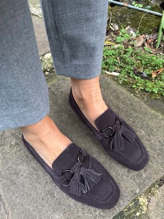 Mocasines Alma en Pena piel marrón T38