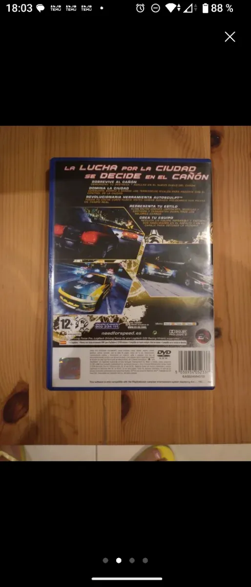 PlayStation 2 Need for Speed Carbono