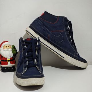 Nike Break Denim Mid Scarpe Blu Rosse