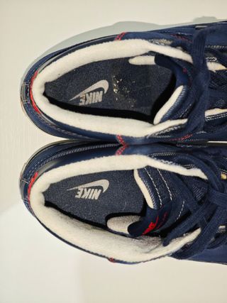 Nike Break Denim Mid Scarpe Blu Rosse