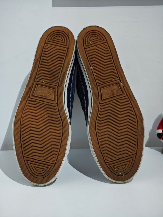 Nike Break Denim Mid Scarpe Blu Rosse