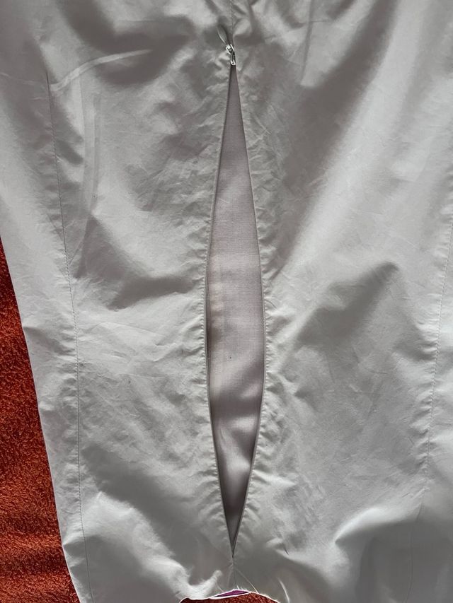 Vestido Trucco blanco y morado