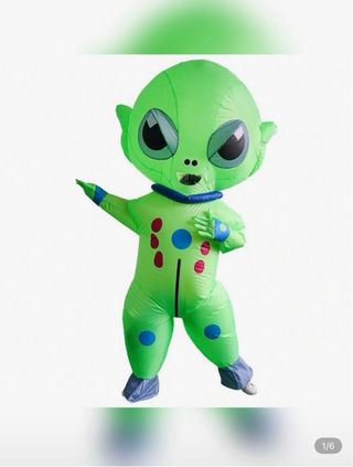 Disfraz Hinchable Alien Talla adulto