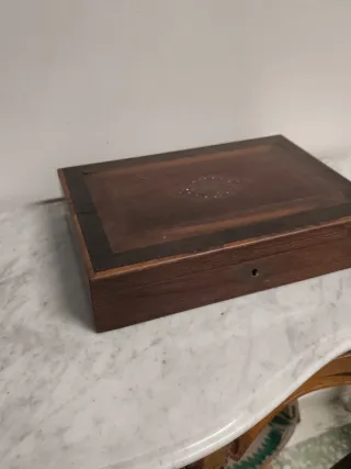 Antigua caja escritorio Napoleón III