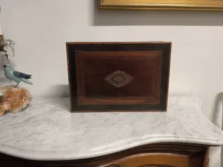 Antigua caja escritorio Napoleón III