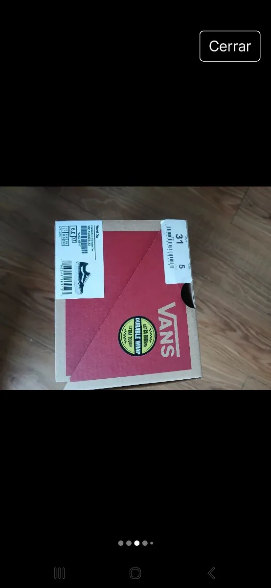 Vans Talla 38 Negras y Blancas