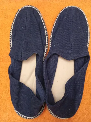 Alpargatas azules