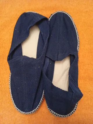 Alpargatas azules
