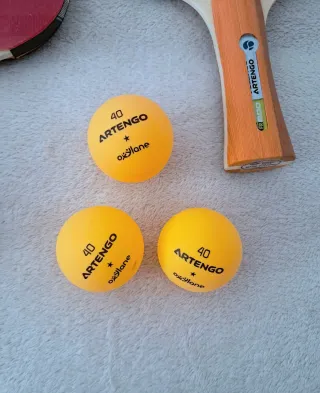 Racchette Ping Pong Artengo (2 pezzi + 3 palline)