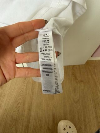 Camiseta Liu Jo Blanca Estampado Animal Print