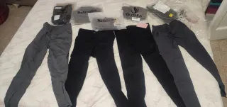 Leggings push up taglia S neri/grigi