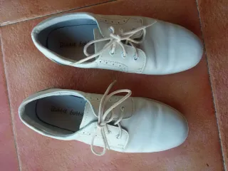 Zapatos comunión niño Bubble Bobble beige