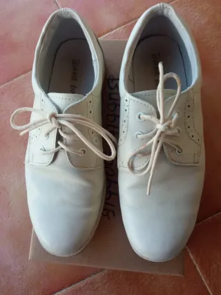 Zapatos comunión niño Bubble Bobble beige