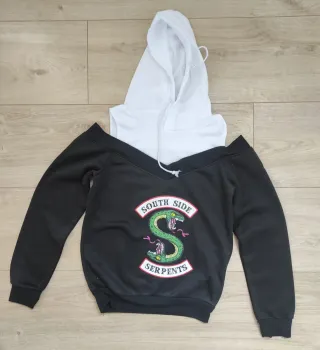Sudadera Riverdale Off Shoulder South Side Serpent