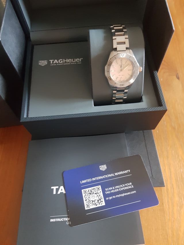 Reloj TAG Heuer Mujer Nuevo Plata aquaracer.