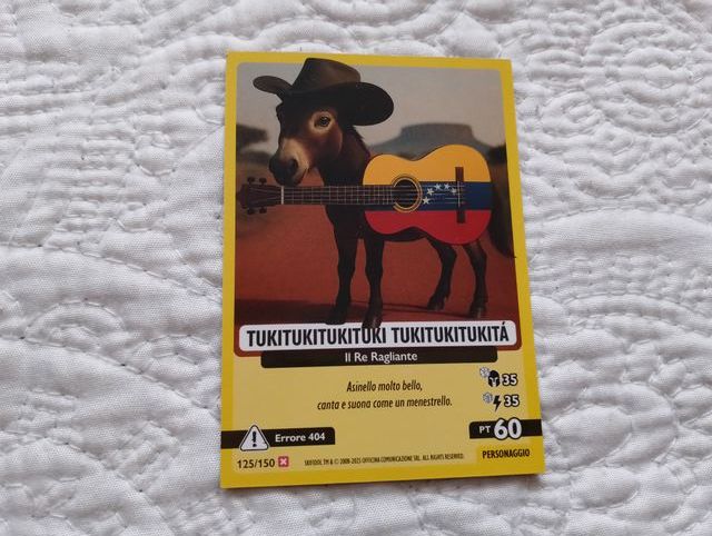 CARTAS ITALIAN BRAINROT 1ª SERIE NUEVAS