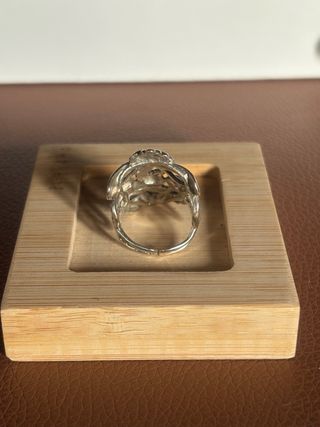 Anillo Plata Grande con Turquesa T. única
