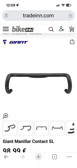 Manillar Giant Contact SL