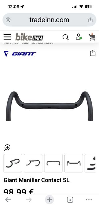 Manillar Giant Contact SL