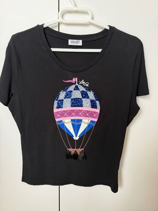 Camiseta Liu Jo con globo aerostático