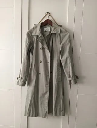 Gabardina Beige/Gris