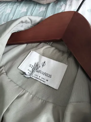 Gabardina Beige/Gris