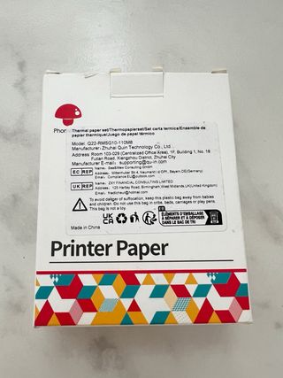 Phomemo M832 Impresora Térmica Portátil Blanca