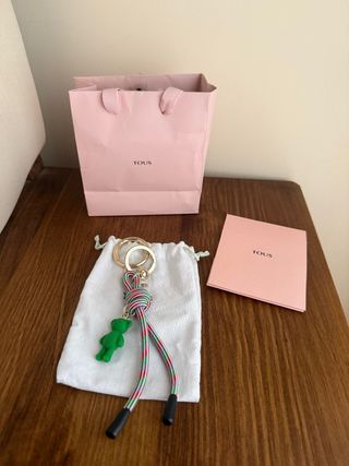 Llavero Tous Oso Verde Multicolor