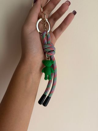 Llavero Tous Oso Verde Multicolor