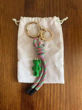 Llavero Tous Oso Verde Multicolor