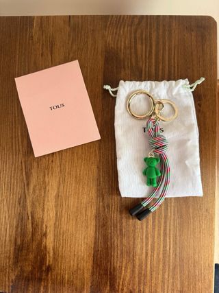 Llavero Tous Oso Verde Multicolor