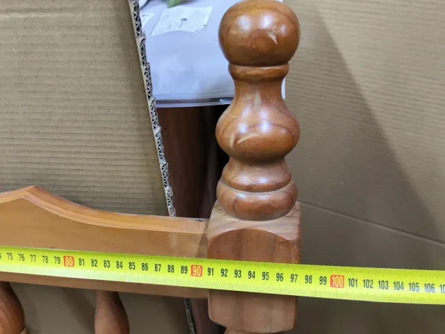 Cabecero de cama de pinho