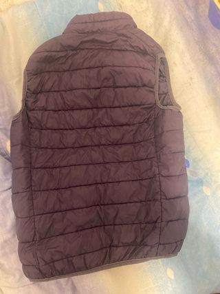 Colete acolchoado azul tamanho M