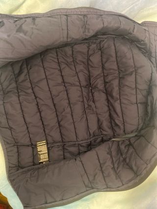 Colete acolchoado azul tamanho M