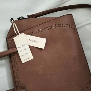 Borsa a tracolla marrone